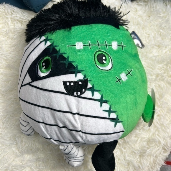 Kellytoy Spooky Mash X Ups 8”‎ Frankenstein X Mummy Halloween UltraSoft Plush - Picture 1 of 7